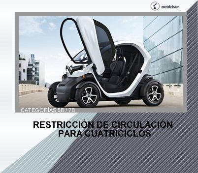 Restricción de circulación para cuatriciclos